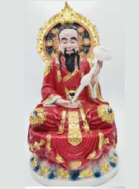 48大号家用供奉三清道祖汉白玉