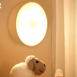 人体感应灯充电床头卧室家用全自动不插电声控光控壁灯小夜灯