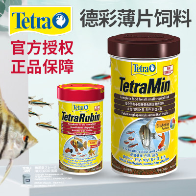 tetra德彩薄片小型孔雀鱼增色