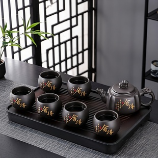 紫砂茶具套装舍得紫砂壶仿古品茗杯茶壶办公家用含得茶器功夫茶具