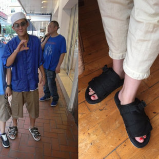 精工版陈冠希同款clot visvim潮牌男一字拖藤原浩夏季女户外拖鞋