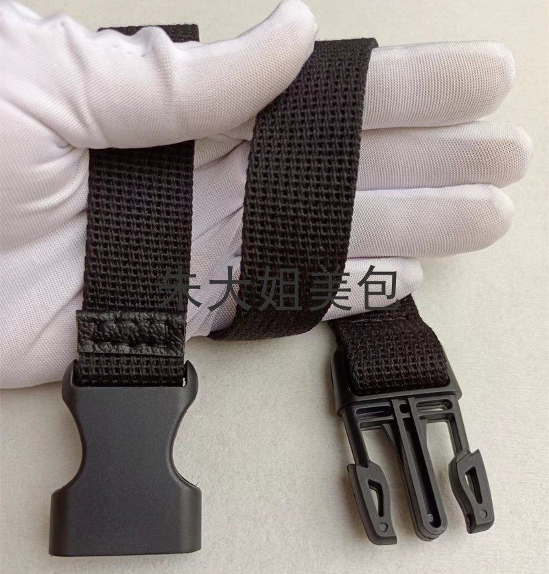 适用改造古驰印花儿童腰包胸包改造斜挎带帆布加长延长续长带替换