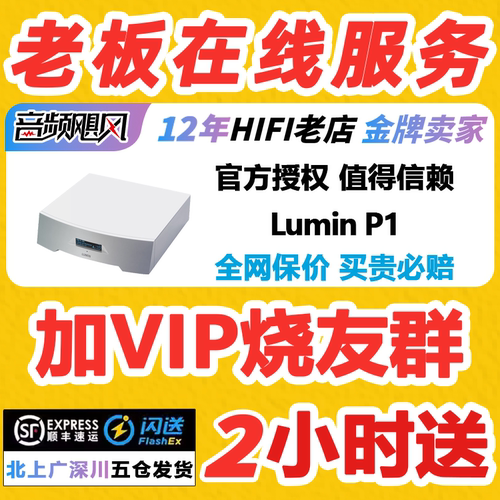 Lumin/录铭 P1 新旗舰级数码流音乐播放器数播机前级解码器