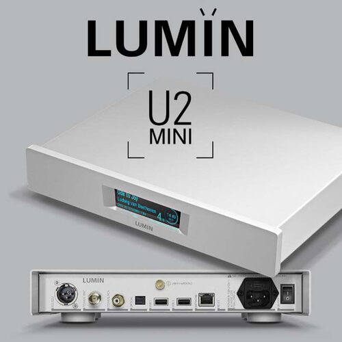 录铭LUMIN U2mini数播流媒体串流音乐播放器纯数字转盘网络播放器
