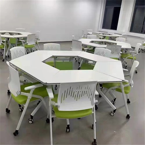 旋钮折叠培训自由移动长条桌