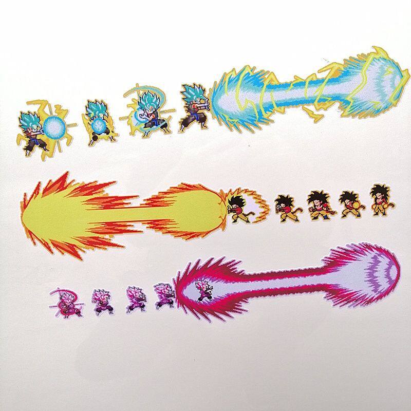 七龙珠车贴创意个性遮挡刮痕贴电动车改装装饰贴车身车尾汽车贴纸