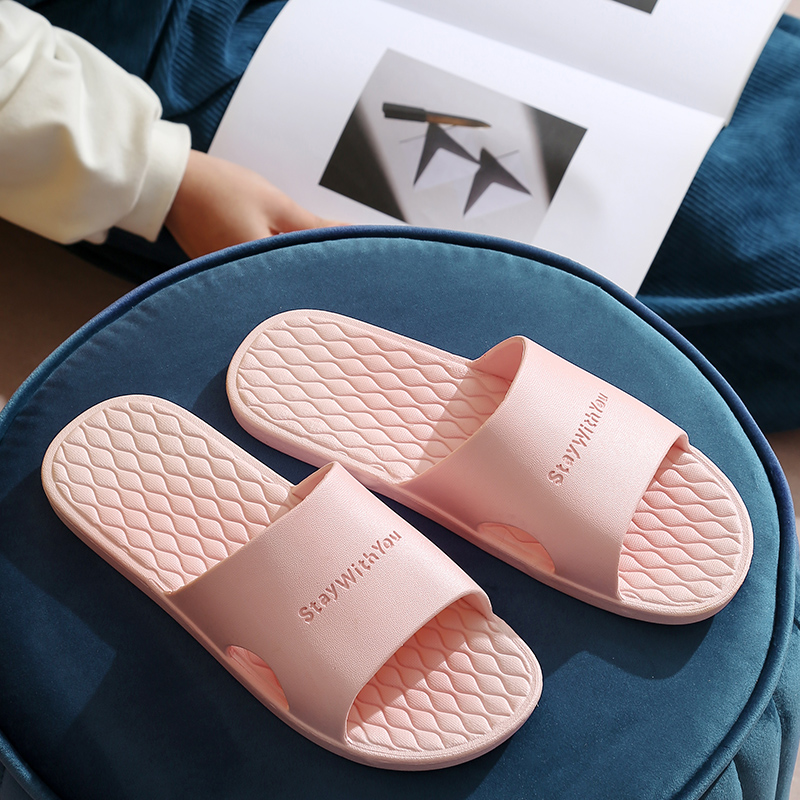 【专享】情侣可爱家居超市塑料拖鞋夏天酒店浴室洗澡软底防滑凉