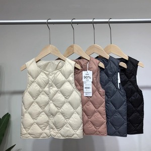 亲子款新国标90%白鸭绒羽绒马甲