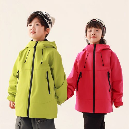 亲子（三防防水防油污耐磨 ）25年三合一可拆卸摇粒绒冲锋衣工装