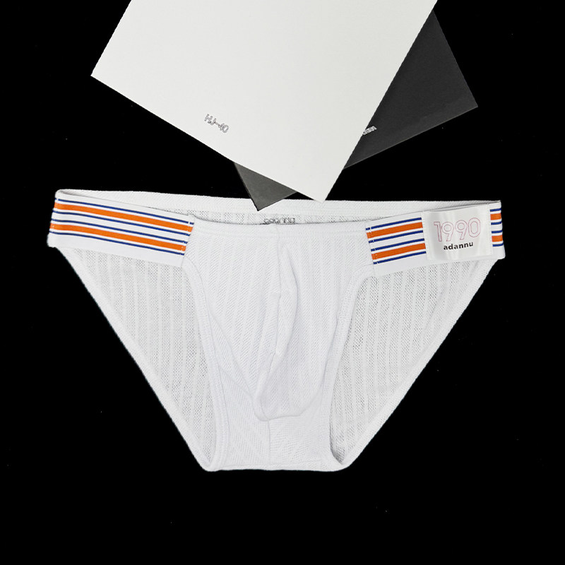 ADANNU男三角内裤纯棉性感低腰