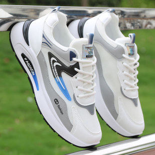 鞋子男透气防臭2026新款网面男士夏天男鞋夏日软底薄款运动跑步鞋