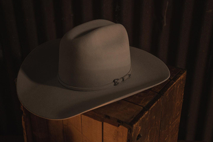 美国CODY JAMES男士时尚秋冬卷边纯羊毛毡帽草原骑马帽西部牛仔帽