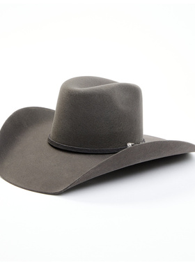 美国代购CODY JAMES羊毛3X毡帽西部牛仔帽经典英伦骑士帽灰色卷边