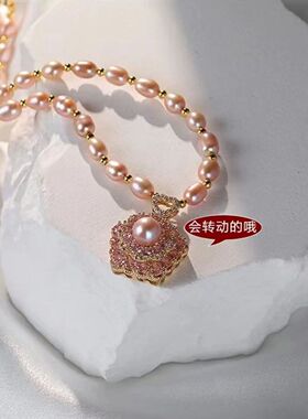 百搭小众潮流牡丹转轻奢项链ZD0197