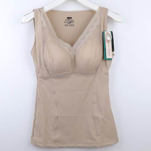 香月明美保暖背心免穿文胸带胸垫