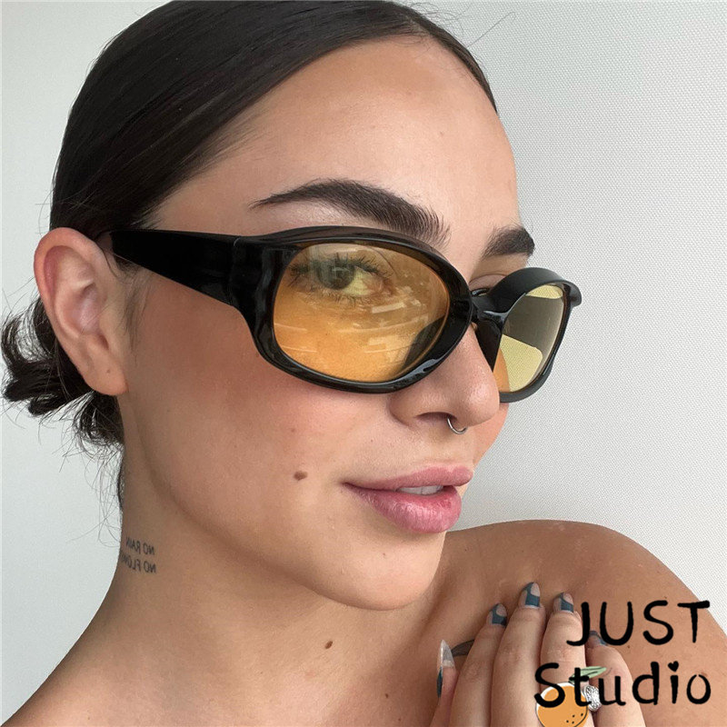 欧美风骑行墨镜未来感时尚凹造型