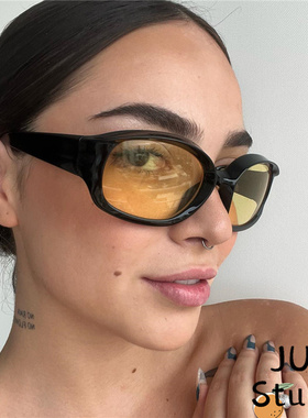 欧美风骑行墨镜未来感时尚凹造型