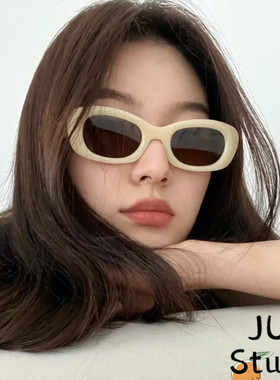 小方框猫眼墨镜2023网红