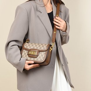 潮 1955马鞍包秋冬百搭单肩包老花包包女2024新款 香港正品 肖战同款