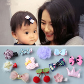 宝宝全包布发夹 女童头饰婴儿饰品发饰发卡