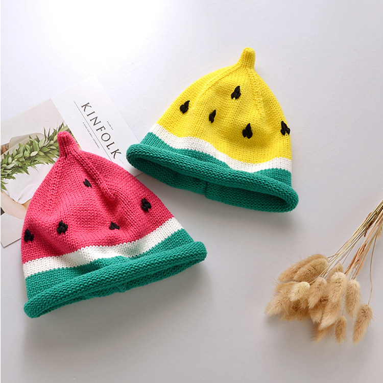 韩版秋冬男童毛线保暖婴儿亲子帽