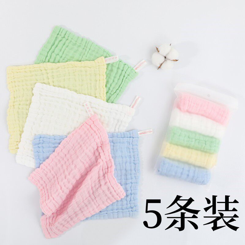 30*30cm六层纯棉宝宝口水方巾