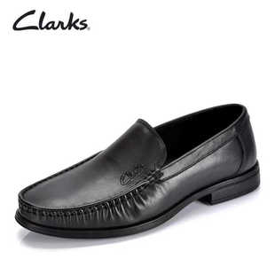 平底男士 Clarks其乐春秋一脚蹬轻便时尚 男款 休闲正品 豆豆乐福皮鞋