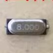 8M 8.0MHZ 8.000 8兆贴片无源晶振49SMD 两脚
