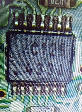 C125 TC74VHC125FK TSSOP14 汽车电脑板芯片
