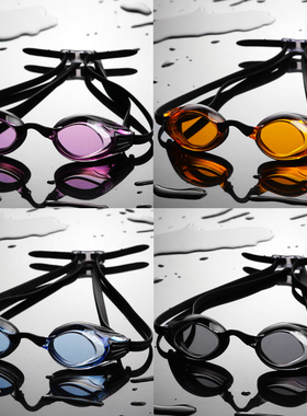 特价清货 韩国正品SDOC男女防水防雾高清竞速小框游泳眼镜