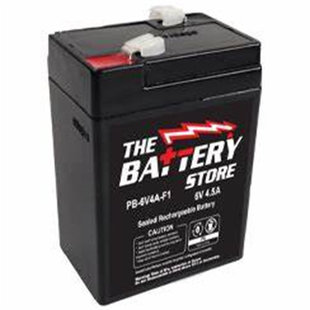 THE 6V4A STORE蓄电池PB 6V4.5A免维护可充电铅酸电池 BATTERY