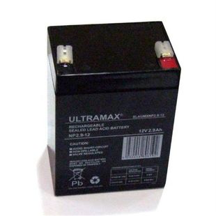 NP12V2.9AH免维护可充电铅酸电池 ULTRAMAX蓄电池 SLAUMXNP2.9