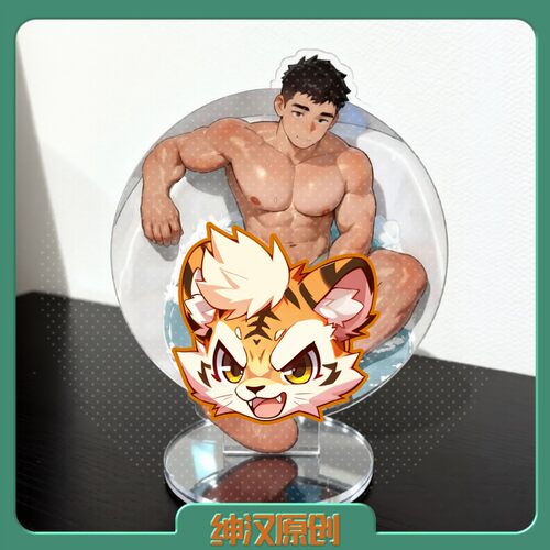 3月新品【绅汉原创】健身体育生男友男模艺术肌肉男叔控男模立牌