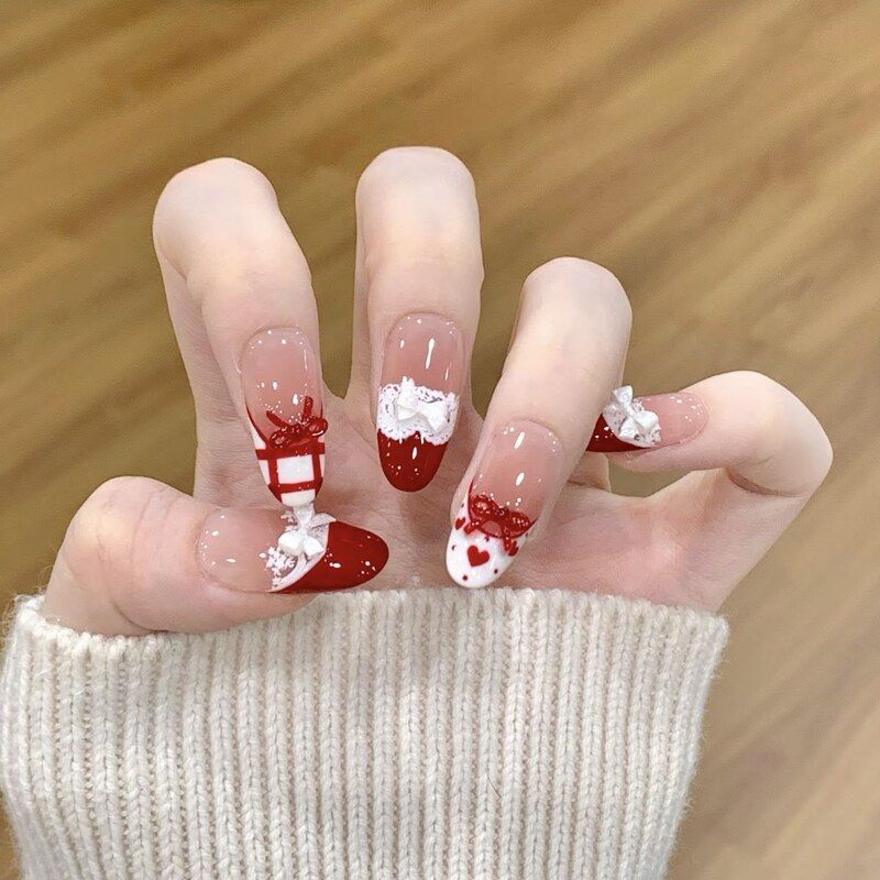圣诞新款美甲【甜心恋人】2025