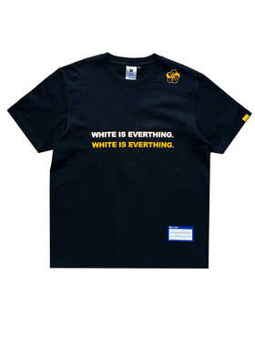 WINDERFLIES 24SS/原创双排标语短袖趣味国潮休闲纯棉圆领t恤男