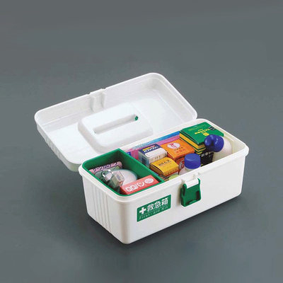 日本进口家庭用双层塑料保健箱