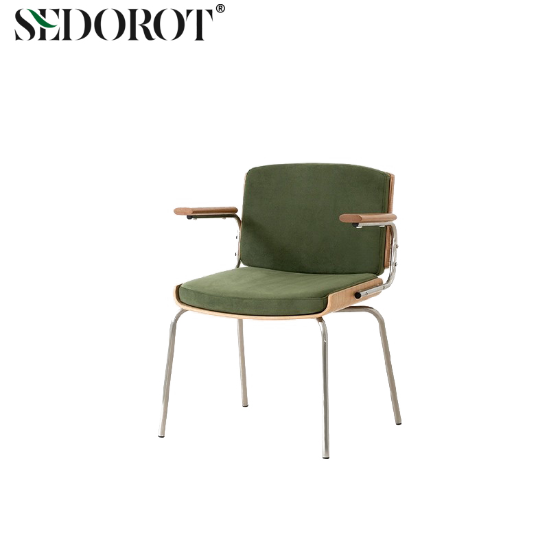 网红扶手椅子靠背家用北欧复古