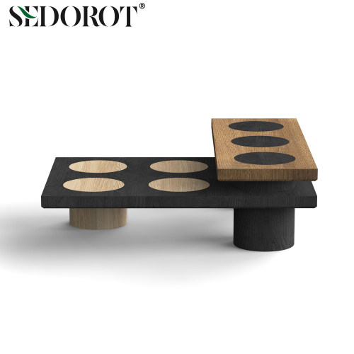 SEDOROT意式轻奢异形实木茶几
