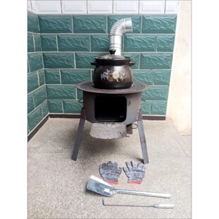 材火灶烧柴家用多功能乡村炉子野炊室外柴火炉烧木柴猛火炉灶农家