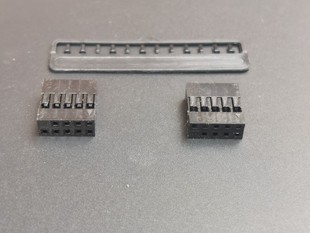 塞子公母插针 印字 杜邦2.54塞孔胶壳端子壳塑壳 带低凸点防呆