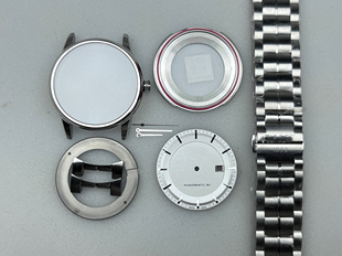 手表配件 代用豪致 适配2824  80机芯表壳 全套 蓝宝石 超划算