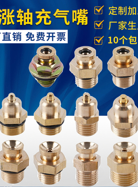 滑差轴气咀 气胀轴气嘴 气涨轴充气嘴 气压轴配件 分切机冲气嘴