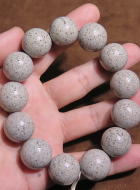 天然和田玉18mm圆珠佛珠手串