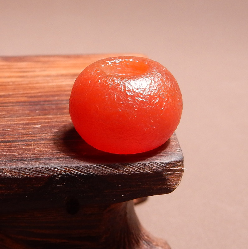 红玛瑙算盘珠包浆高油岁月小配饰