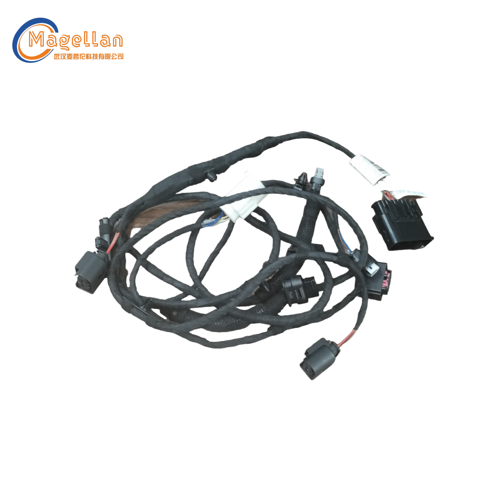 适用宝马前保险杠大灯线束61129863978原厂