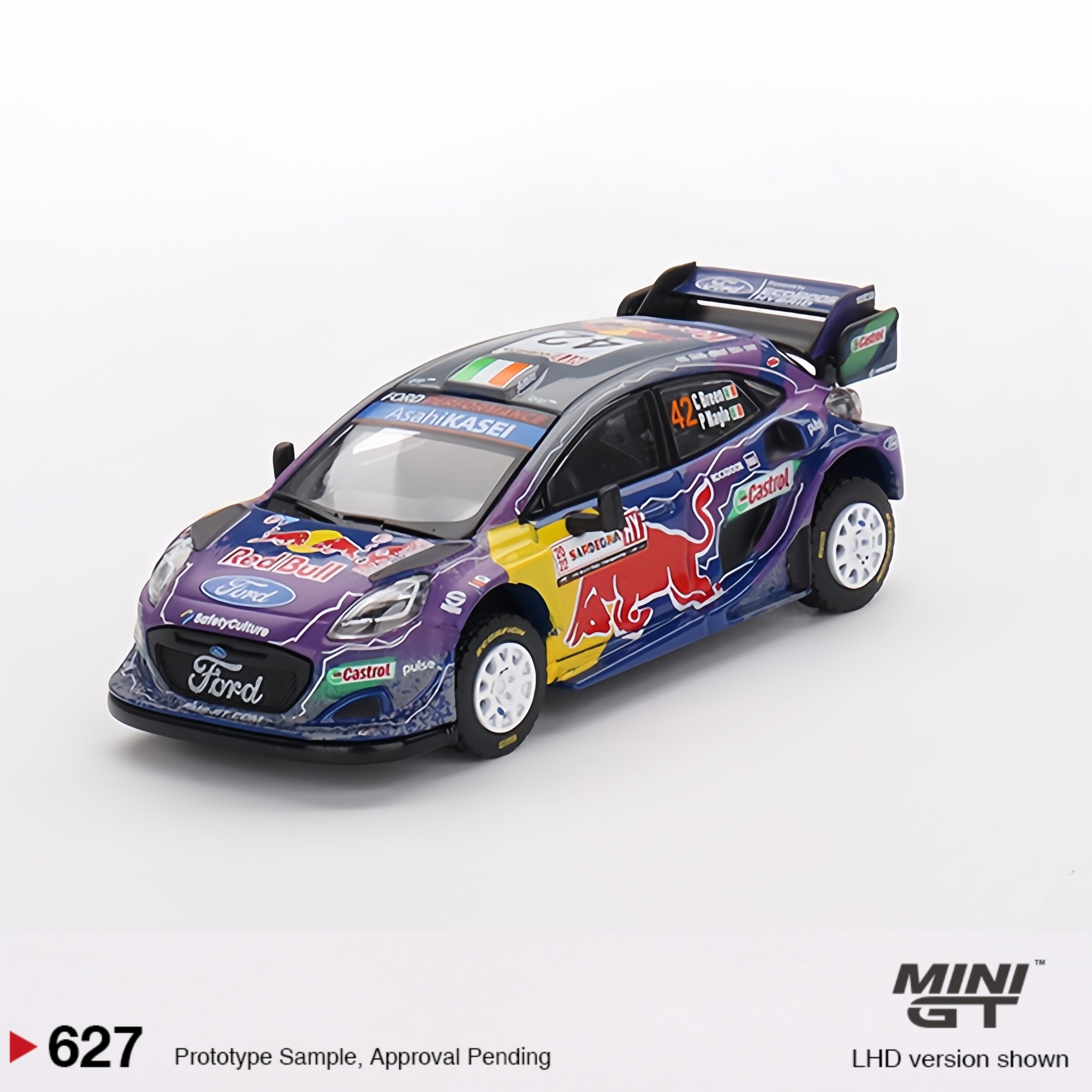MINIGT 627 福特 PUMA RALLY 1号 红牛 1:64合金汽车模型