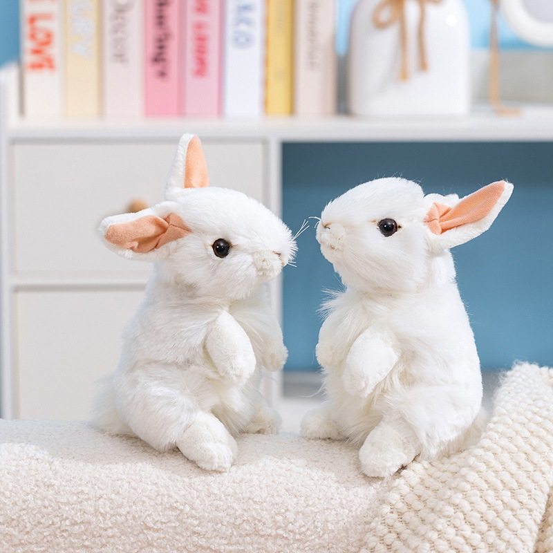 跨境站姿小白兔毛绒玩具仿真兔子玩偶公仔布娃娃儿童复活节礼物女,玩具/童车/益智/积木/模型,毛绒/玩偶/公仔/布艺类玩具,淘宝优惠券,粉丝福利购,淘宝优惠卷
