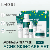 TEA SET TREE AUSTRALIA ACNE SKINCARE LAIKOU茶树痤疮护理套装