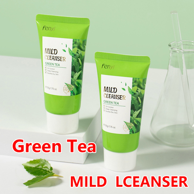 GREEN TEA MILD CLEANSER 绿茶洗面奶洁面乳清爽保湿泡沫清洁毛孔