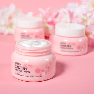 Sakura 补水正品 Essence Cream莱蔻日本樱花面霜保湿 Face LAIKOU